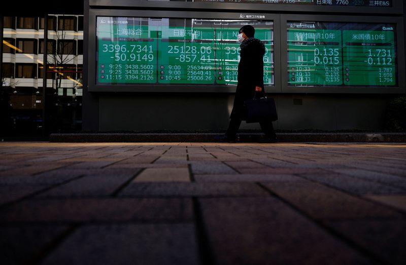 Asian shares, Wall Street futures up on hopes of Russia Ukraine peace talks; oil slips