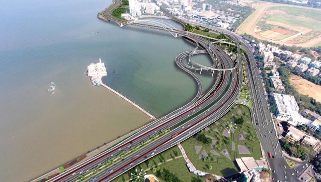 CM Eknath Shinde inaugurates first phase of coastal road in Mumbai