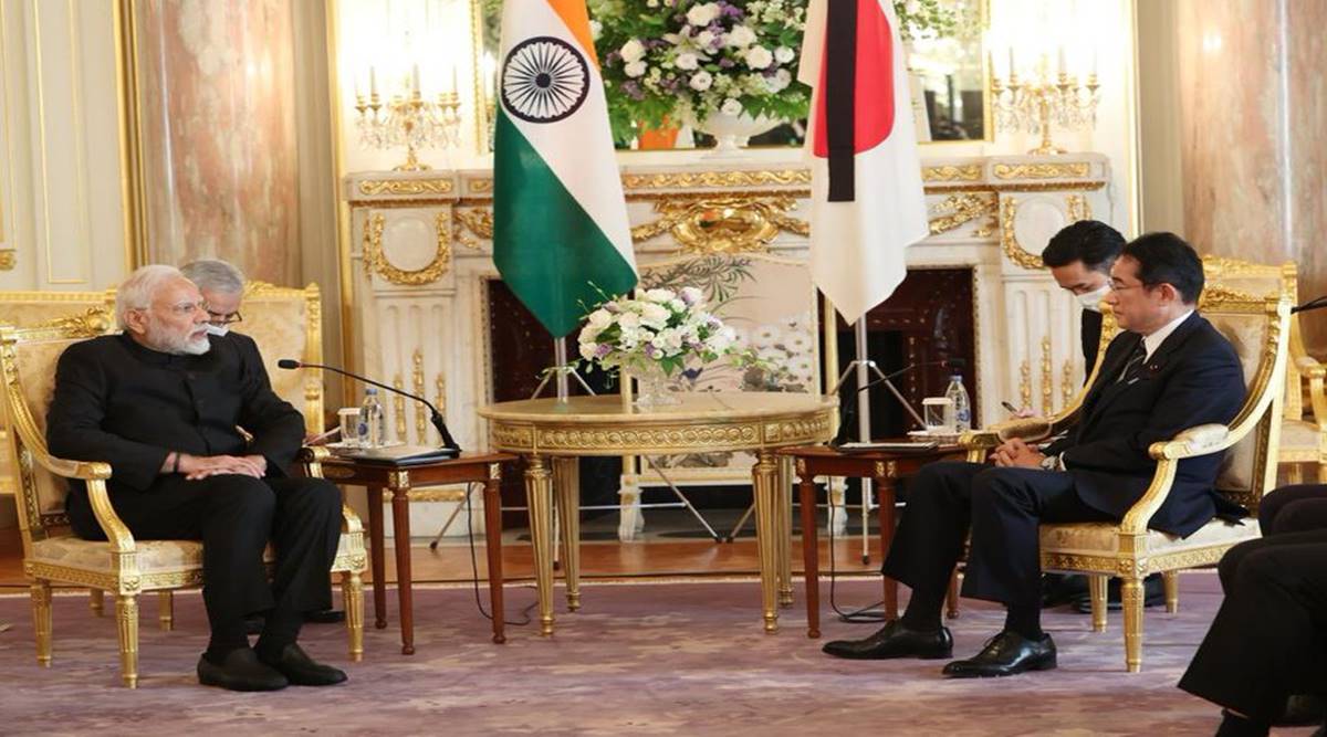 PM Narendra Modi meets Japanese counterpart Fumio Kishida