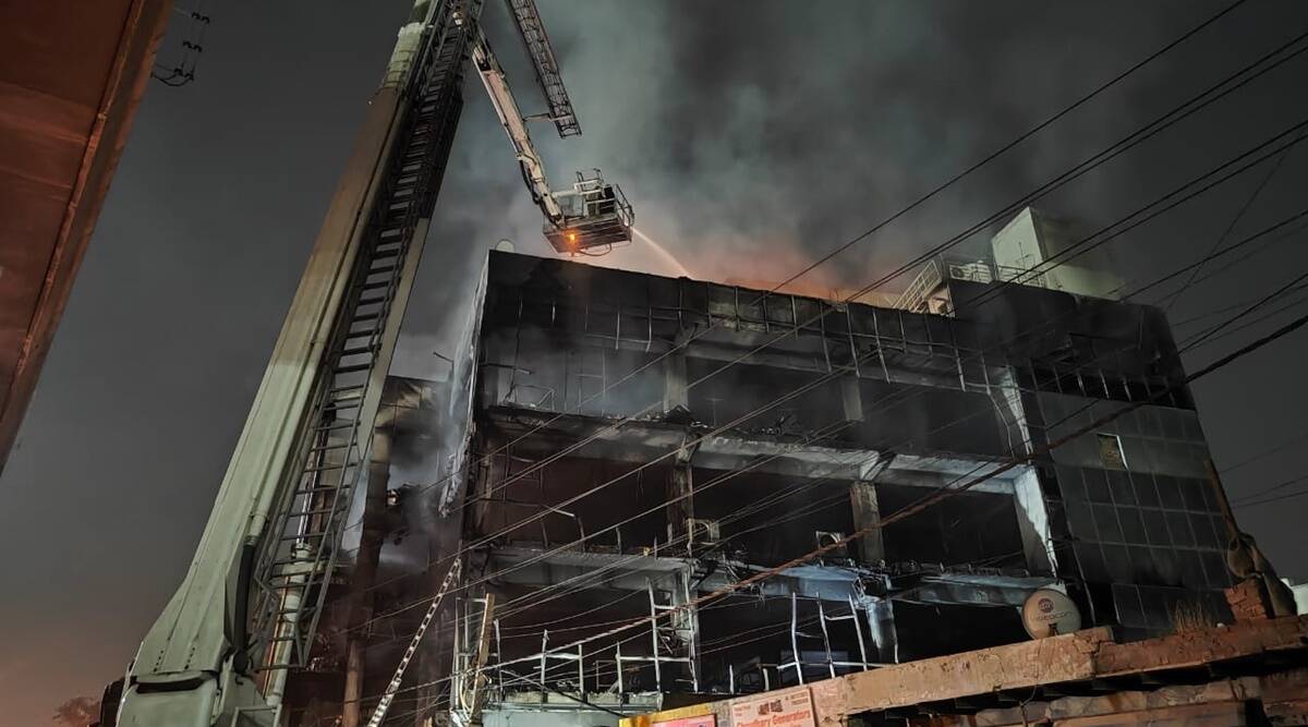 27 dead, several feared trapped as massive fire engulfs building in Delhi’s Mundka; rescue ops underway — Top developments