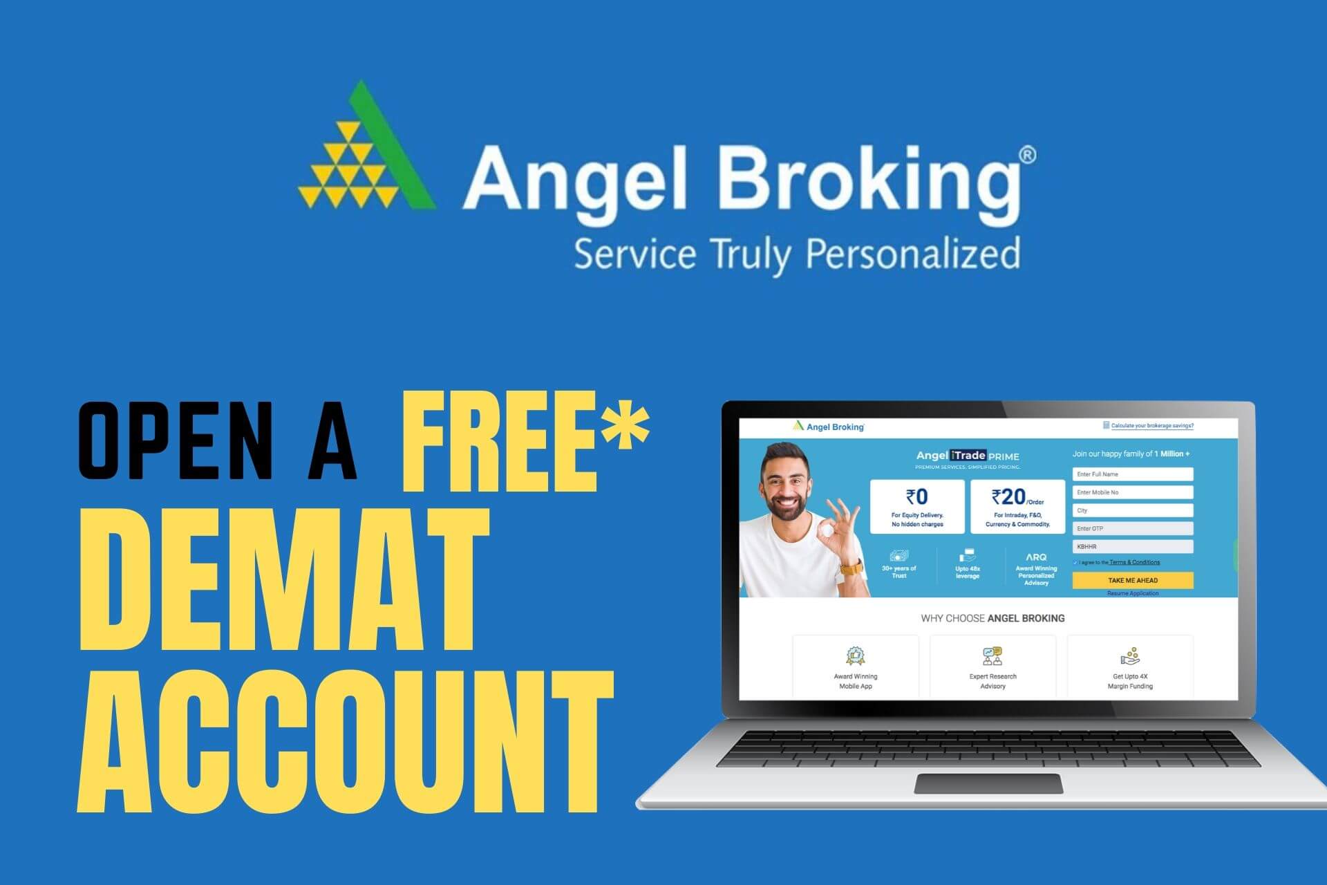 Angel Broking Refer and Earn Demat Offer
