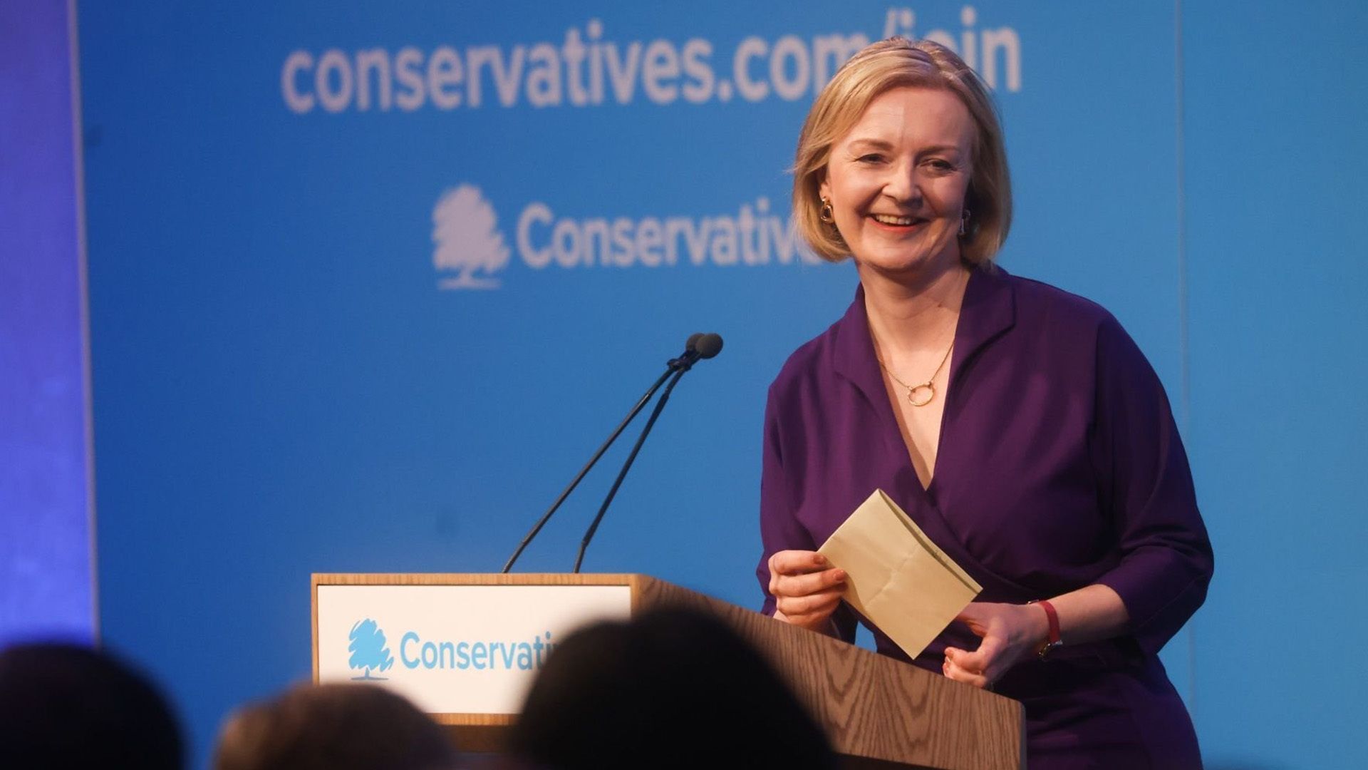 UK's Liz Truss tries to shake off dismal start with party speech
