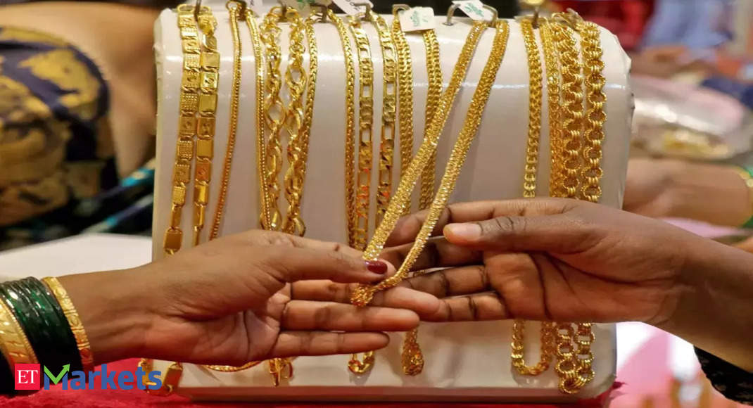 Gold rate today: Yellow metal moves higher; silver slips below Rs 65,000