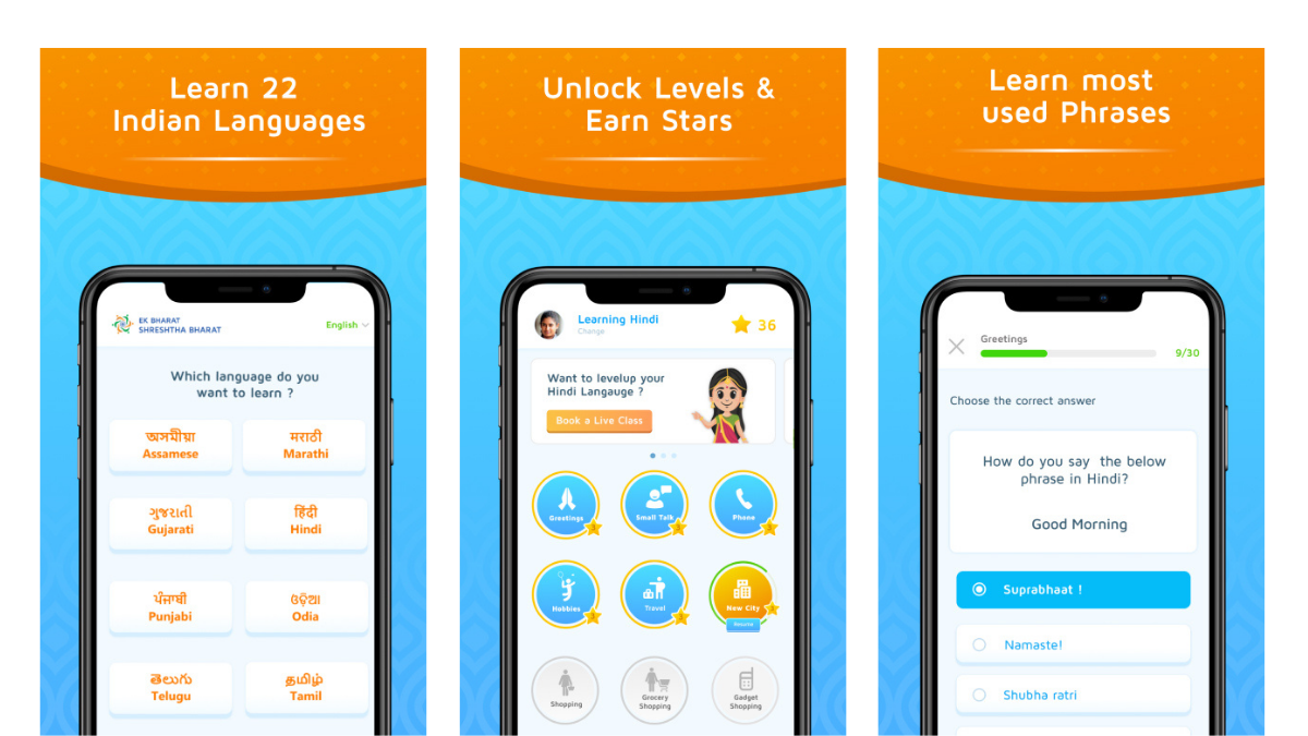 MoE backed Bhasha Sangam app to add new features, plans to introduce tests on speaking and writing languages