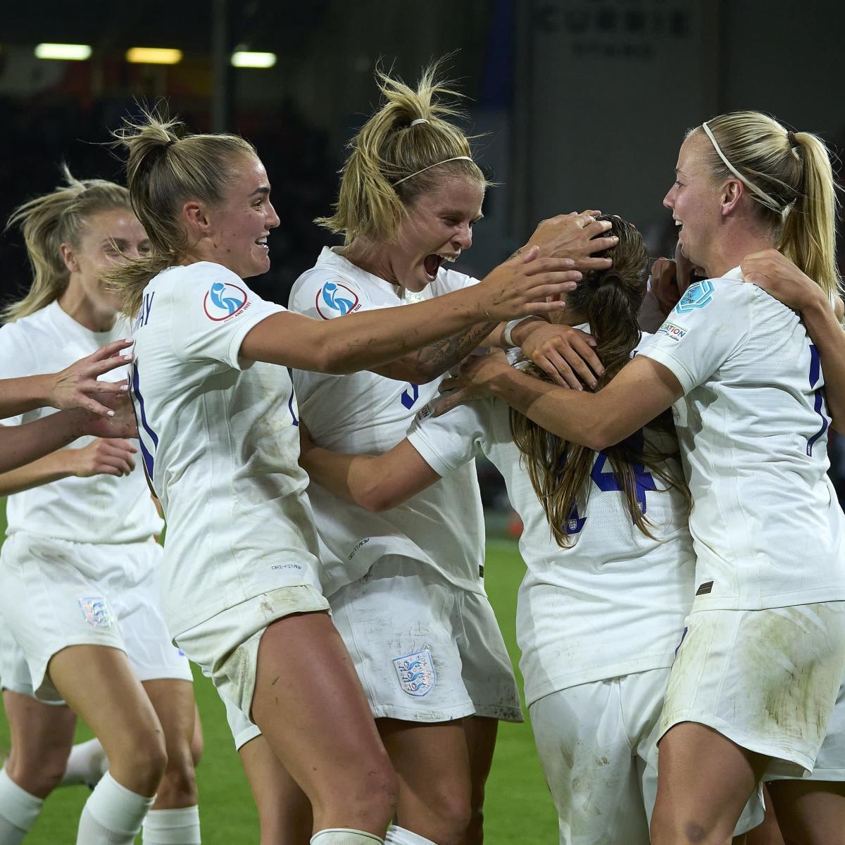 England celebrates, hoping end to decades of soccer pain kicks off new era for women's sports