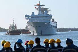 Chinese high-tech ship leaves Sri Lanka's Hambantota port