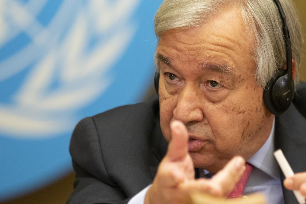 UN chief warns world is one step from 'nuclear annihilation'
