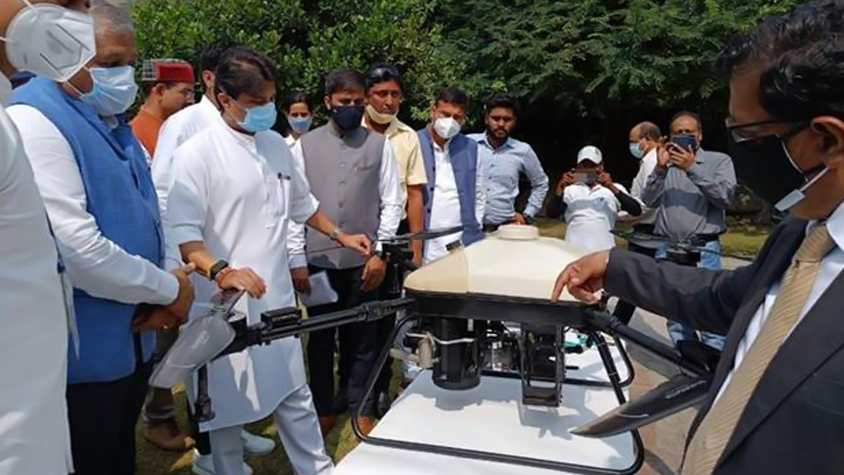 Civil Aviation Minister Scindia flags off 'Doon Drone Mela' in Uttarakhand