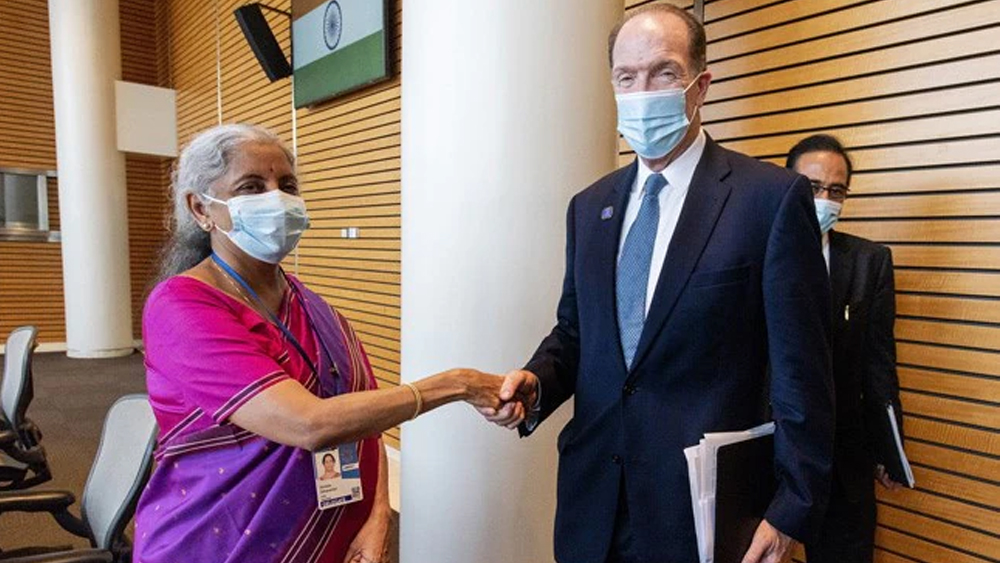 World Bank president hails India on Covid-19 vaccination drive