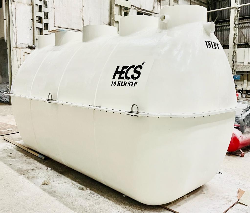 HECS launches new range of compact FRP packaged sewage treatment plants  
