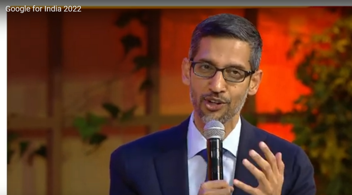 Google for India 2022: Top 5 things that CEO Sundar Pichai said at the event