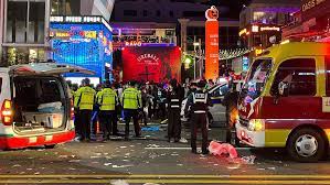 Two American college students among at least 153 dead in Seoul crowd crush