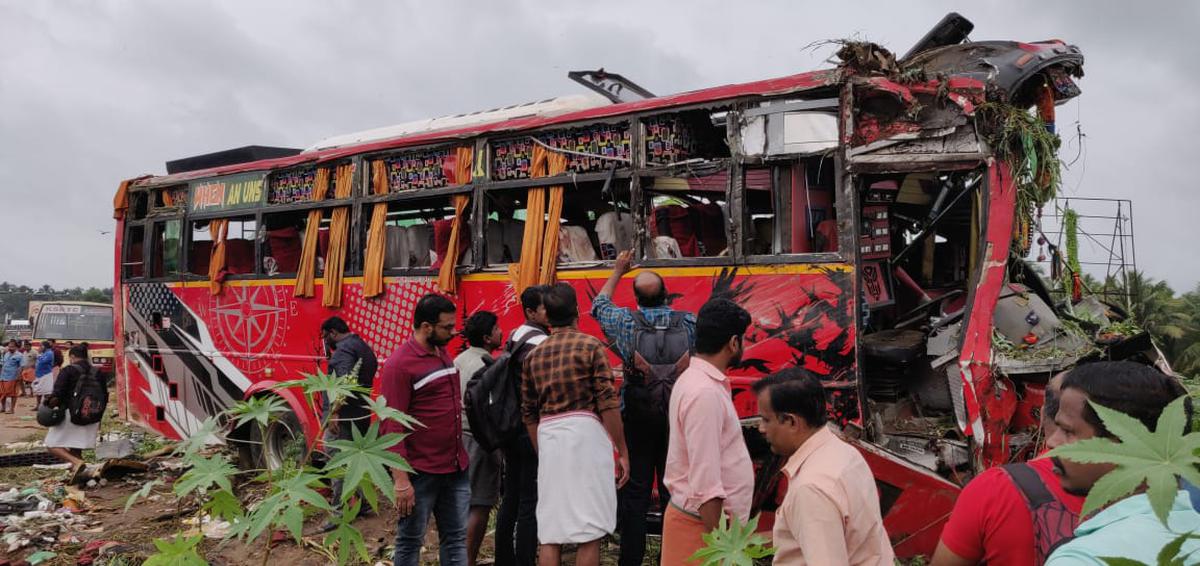 Kerala bus accident: Nine dead, 40 injured as private bus carrying school students crashes into KSRTC bus