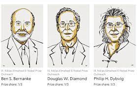 Ben Bernanke, Douglas Diamond and Philip Dybvig win 2022 Nobel Economics Prize