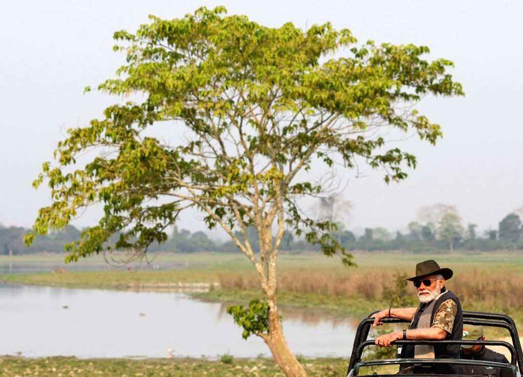PM Narendra Modi Visits Kaziranga National Park In Assam