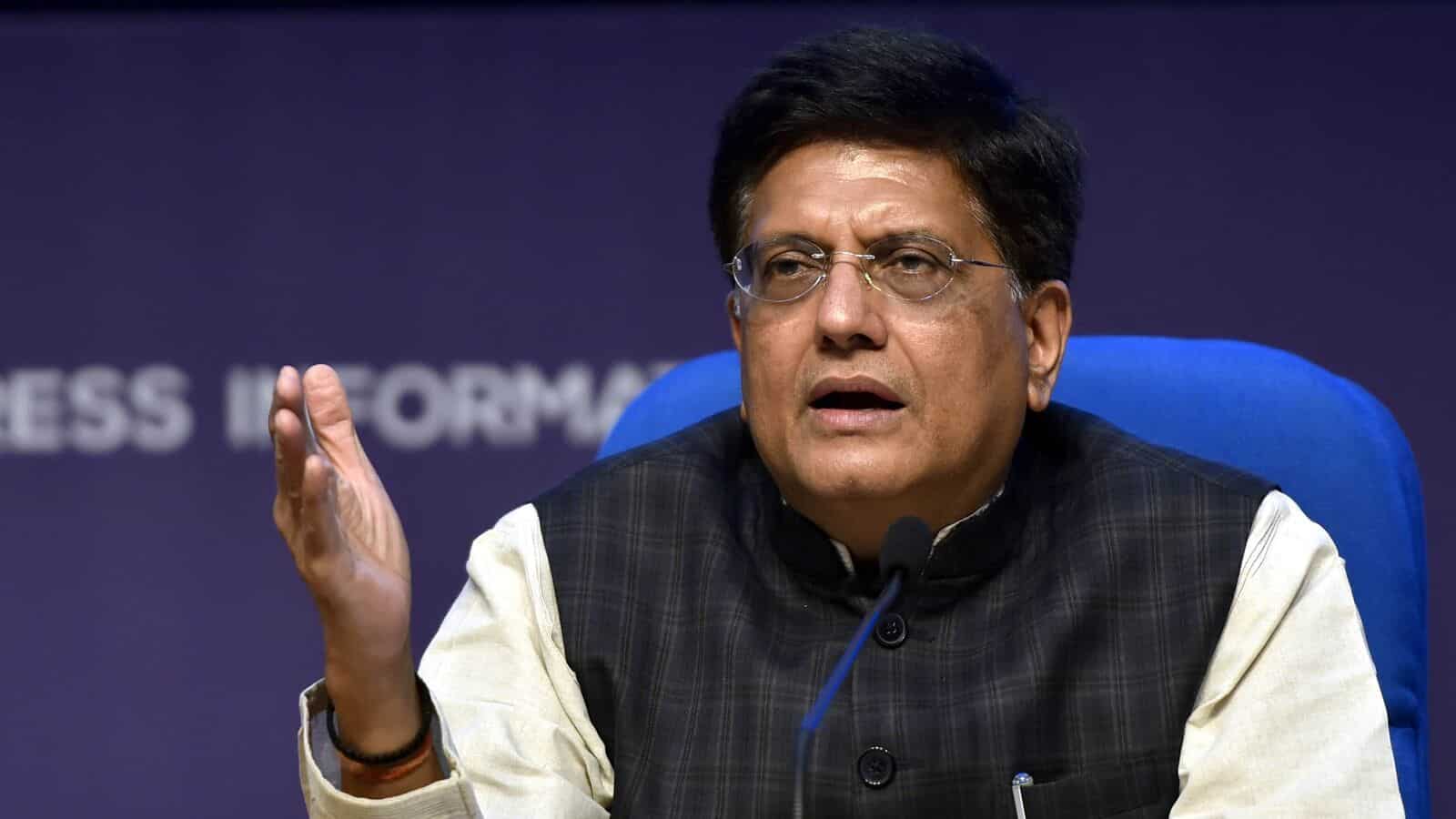 Exporters shouldn’t rely on Rupee fall to be competitive: Piyush Goyal