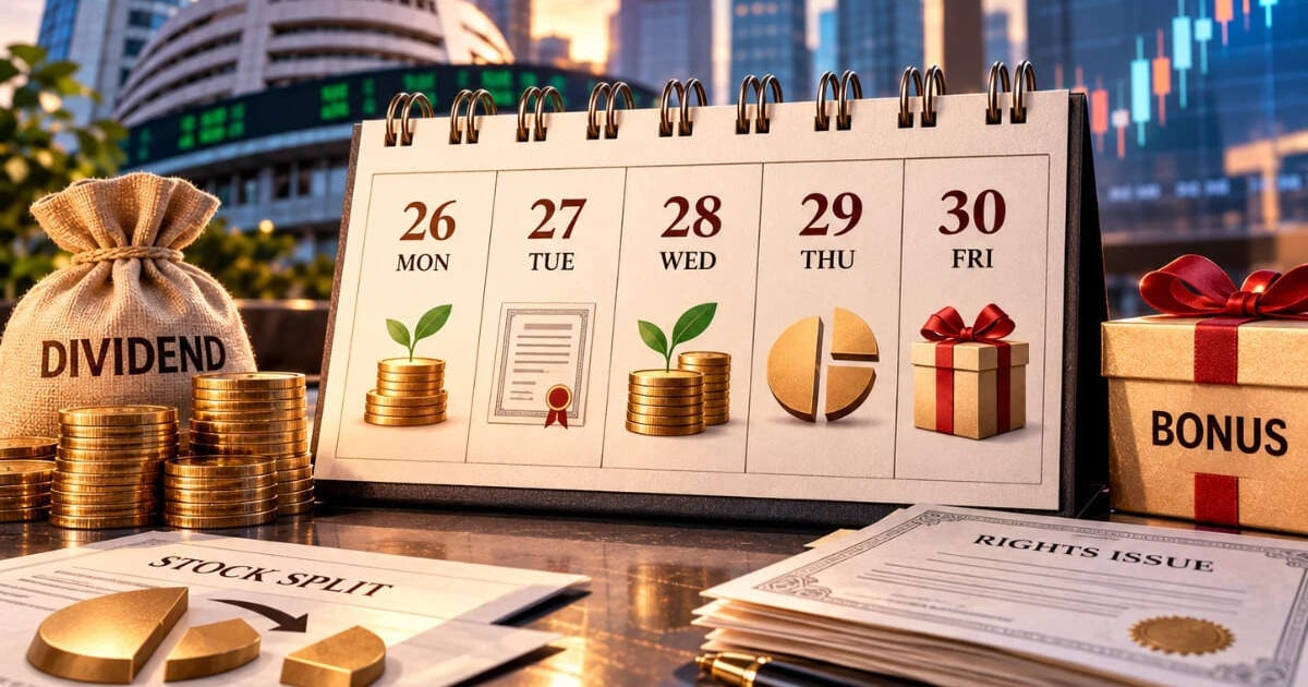 L&T Tech & Shriram Finance Among 24 Stocks Turning Ex-Date This Week