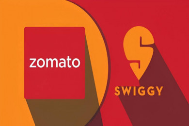 Eternal, Swiggy shares tumble up to 4% on Flipkart's food delivery foray