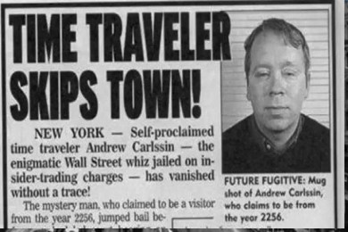 Andrew Carlssin - Time Traveler Who Made 350 Million Dollars & Disappeared After The Biggest Stock Market Scam