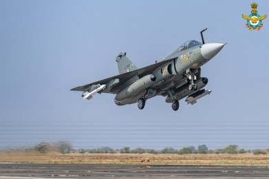 HAL shares fall over 2% as Tejas fighter jet crashes during training sortie